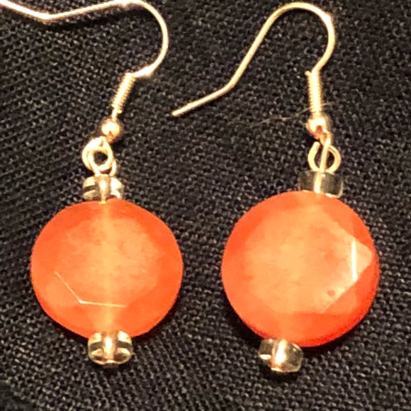 Semi-precious stone earrings - Picture 3 of 3